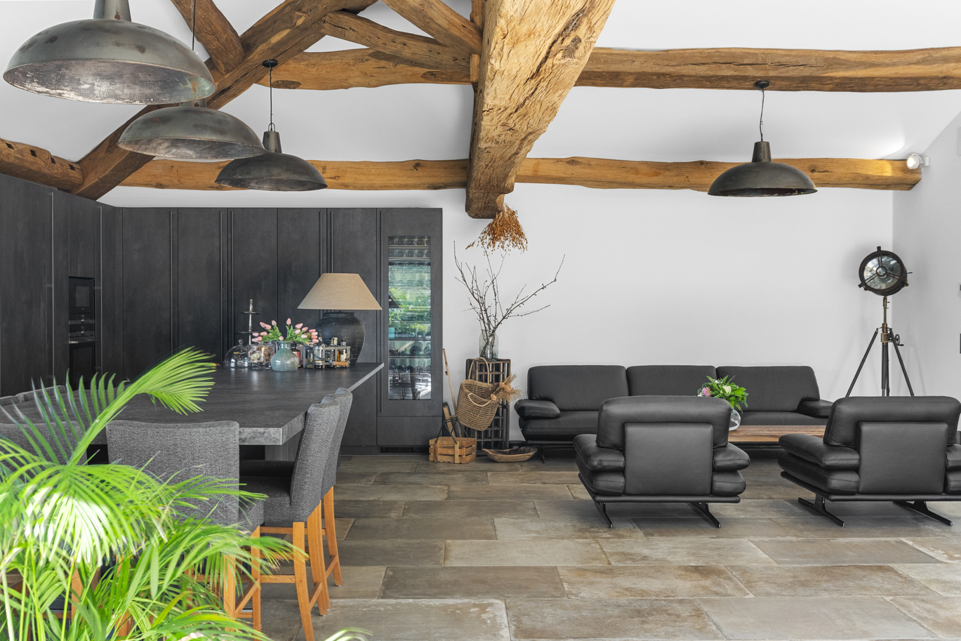 Salon rustique